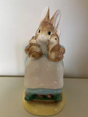 Buy VINTAGE Beatrix Potter Ceramic MRS RABBIT&BABIES Money Box 1997 Peter Rabbit  • 5£