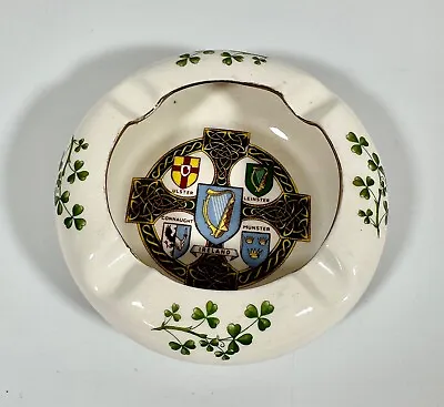 Buy Vintage Arklow Pottery Made In Republic Of Ireland Coat Of Arms Ashtray • 13.27£