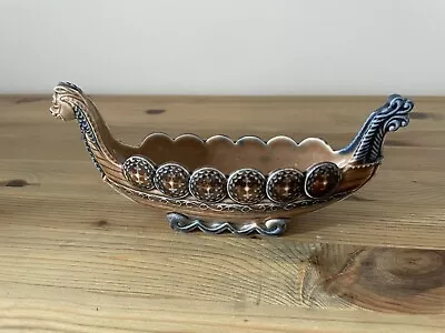 Buy Vintage Wade Porcelain, Viking Longboat Dragon Ship Boat, Dish Trinket Ornament • 6£