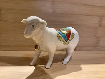Buy Super Crested China Sheep With Exmouth Crest, Collar And Gold Bell • 7£