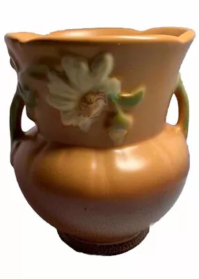 Buy Antique Art Nouveau WELLER Pottery Vase Daisy With Vines That Create The Handles • 72.22£