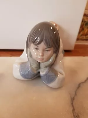 Buy Lladro Nao Figurine Porcelain Eskimo Girl H10cm X W19cm Vgc • 59£