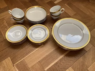 Buy Boots Imperial Gold Fine China 20 Piece China Dinner Set-VGC • 50£