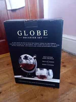 Buy Globe Decanter Whiskey Gift Set, 700ml  • 25£