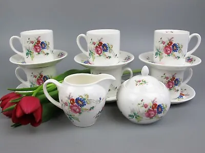 Buy Royal Stafford Coffee Cup Set. Cups Milk Jug Sugar Bowl. Bone China. VTG. 150ml • 37.99£