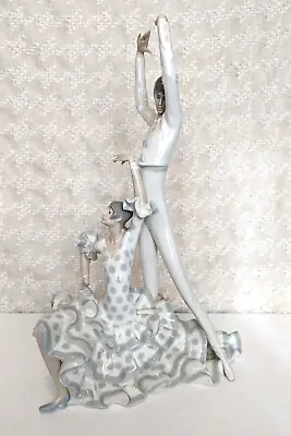 Buy Large 1977 RARE Retired 20  Lladro Porcelain Figurine FLAMENCO DANCERS #4519 A/F • 129.99£