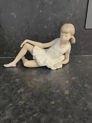 Buy Nao By Lladro Daisa Ballerina Lying Down Figurine • 14.99£