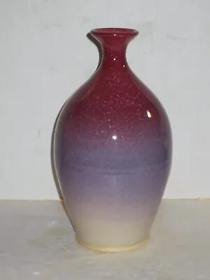Buy Flambe Glaze Large Studio Pottery Vase, Artist Signed • 71.13£