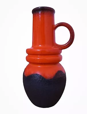 Buy Scheurich 428-48 Large West German Fat Lava Pottery Vase Red Mid-Century Vintage • 140£
