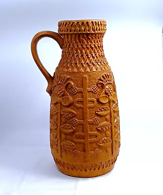Buy Mid Century West German Bodo Mans Bay Keramik Floor Vase / Jug / #259-40 / 1960s • 39.99£