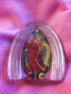 Buy Vintage Wedgwood Glass Large Christmas Paperweight 1980 - Unboxed • 5.50£