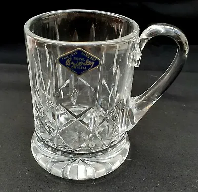 Buy Vintage Royal Brierley Lead Crystal Glass Beer Tankard Mug 1/2 Pint • 15.99£