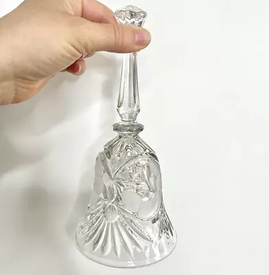 Buy Vintage Crystal Cut Glass Ornamental Decorative Ornamental Hand Bell (43к) • 7£