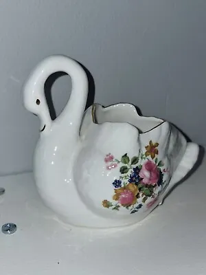 Buy Vintage Crown Staffordshire Fine Bone China Made In England Swan  • 1.49£