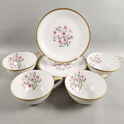 Buy Vintage 1930s Noritake 5297 Pink Cosmos Gold Porcelain Cup Saucer Set Japan • 65.33£