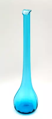 Buy Vintage 1995 K Dahl Pale True Blue Art Glass Swung Glass Vase Signed 11  • 38.35£