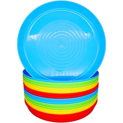 Buy Bloomsworld 16 Toddler Plates Set For Boys & Girls, Reusable BPA Free Plastic • 16.99£