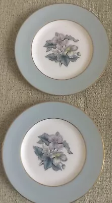 Buy 2 Beautiful Royal Worcester “Woodland” Approx 6” Tea Plates In Lovely Condition. • 3.50£