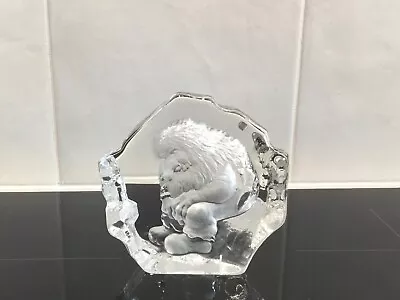 Buy Mats Jonasson TROLL  Crystal Glass Sculpture Paperweight Signed • 45£