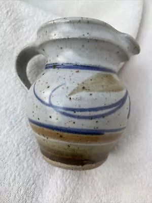 Buy JUG.    Studio Art Pottery Stoneware Stamped Ap Cream Pitcher • 3.95£