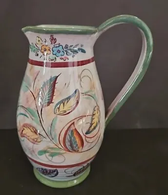 Buy Denby Hand-painted Glyn Colledge Stoneware Jug / Vase - Signed - 21.5 Cm (A/F) • 25£