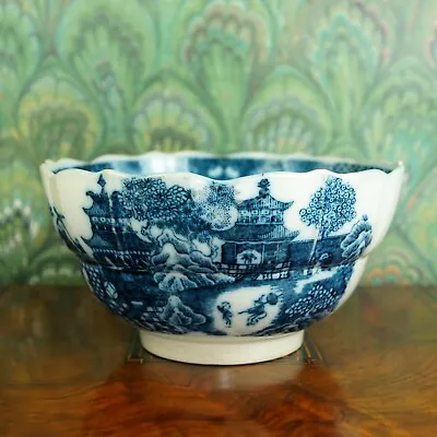 Buy Antique English Pottery Blue And White Transfer Ware Bowl Pearlware Pre 1840 • 220.50£