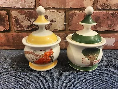 Buy P&K Pottery Herb Pots? Vintage Free Post • 10.30£