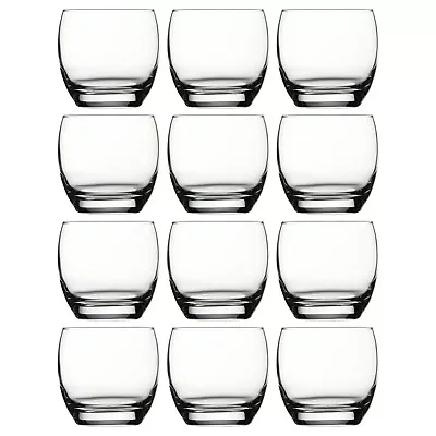 Buy Pasabahce Barrel Set Of 12 Tumbler Whisky Scotch Drinking Glasses Gift 340ml • 16.99£
