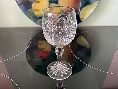 Buy A Beautiful Thomas Webb Regency Cut Crystal Claret Wine Glass - 99p Start • 0.99£