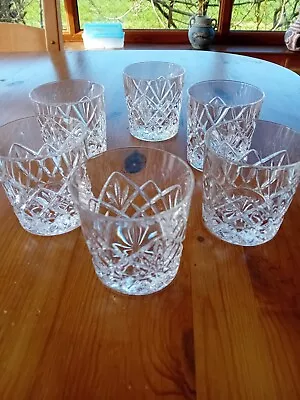 Buy Edinburgh Crystal Whisky Glasses (6) Excellent Condition • 45£