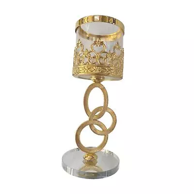Buy Candle Holders Home Decoration Ornament Decorative Glass Crystal Candlestick • 10.97£