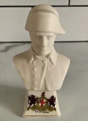Buy Napoleon Crested  Parian Bust. Arcadian China. Vintage London Military Souvenir • 19.99£