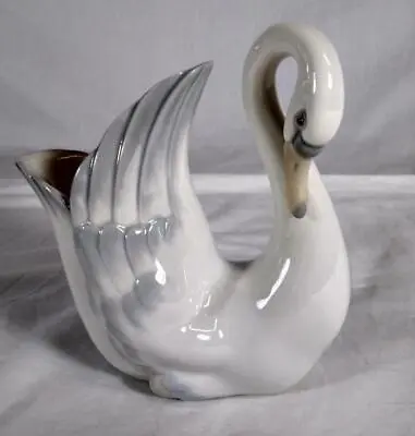 Buy NAO Lladro Swan Figurine Vase - VGC • 35£