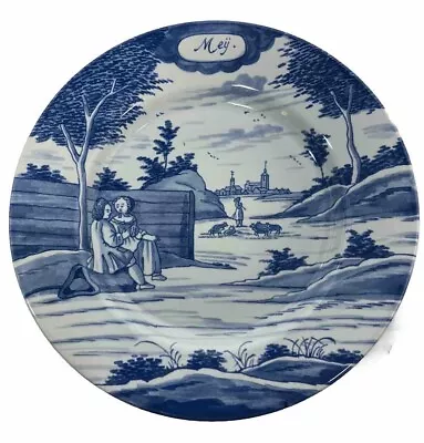 Buy Delft Holland Metropolitan Museum Of Art Months Of The Year Plate-MAY-1st Ed • 66.26£