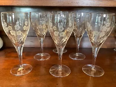 Buy Royal Doulton Crystal Chelsea Wine Glasses X 6 Boxed • 90£