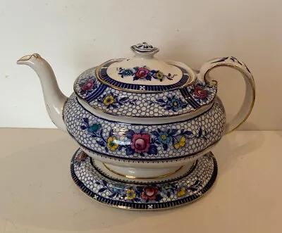 Buy Vintage Decorative Burleigh Ware Teapot & Stand  • 40£