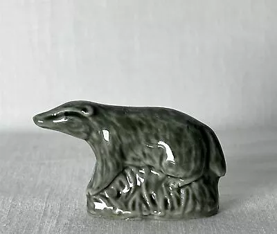 Buy Vintage Wade Whimsies Ceramic BADGER Ornament Figurine British Wildlife • 2.95£