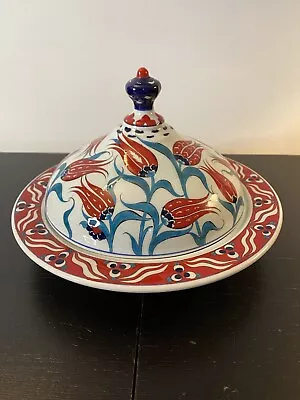 Buy Turkish Handmade Serving Bowl With Lid • 18£