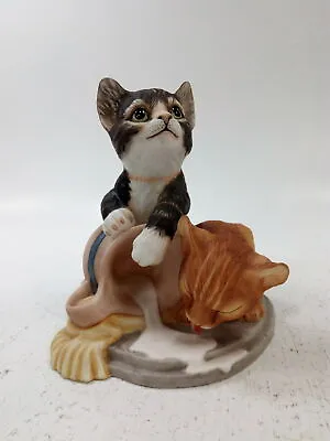Buy Franklin Mint VTG Cat Figurine Mischief By Gail Ferretti 1986 Porcelain Kittens  • 9.99£