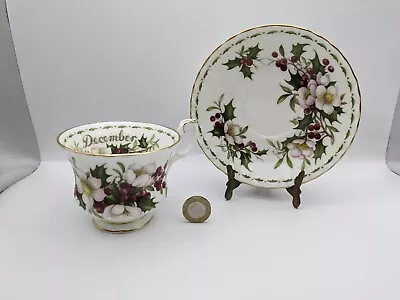 Buy Royal Albert Flower Of The Month December Christmas Rose -  Teacup & Saucer Set  • 13.95£
