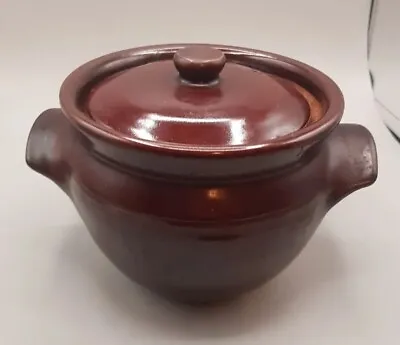 Buy Vintage 1970s MOIRA Stoneware Pottery Lidded Crock Pot • 9.99£