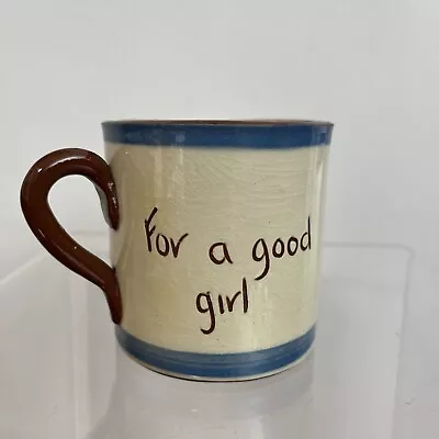 Buy Royal Watcombe Pottery Torquay Cup / Mug Good Girl (GC) • 9.50£