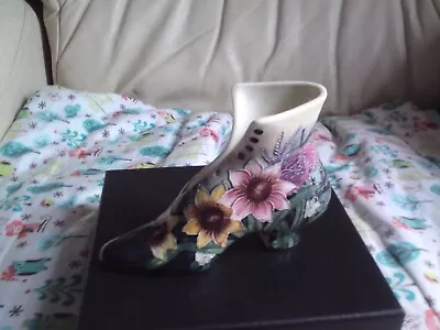 Buy Porcelain Old Tupton Ware  Floral Shoe Boot Ornament • 19.99£