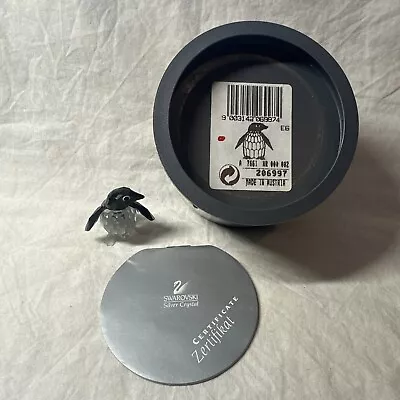 Buy Swarovski Crystal Animal Penguin Very Rare Boxed  7661 NR 000 002 Black White • 14.99£
