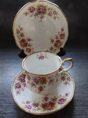 Buy Queens Bone China Elizabethan Queen's Rose Vintage Trio Cup Saucer Plate • 20£