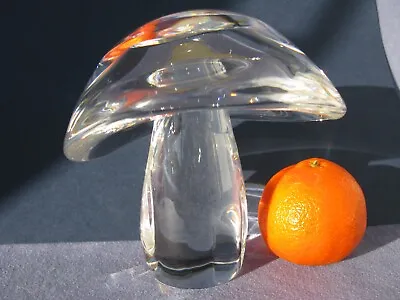 Buy Steuben Super Quality Art Glass Crystal Vintage Large Mushroom Signed • 120£