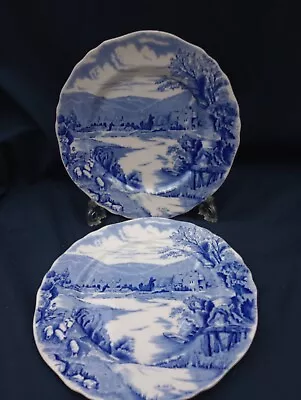 Buy Two Beautiful Vintage Alfred Meakin Bone China Plates In Excellent Condition  • 12.99£