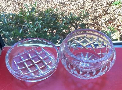 Buy Vintage Cut Clear Crystal Glass Candy Dish Bowl With Lid 2 /2,5 Approx.  • 6£