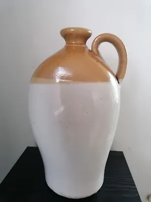 Buy Vintage Flagon Jug Pitcher  Stoneware Salt Glazed Water Cooler Wine Used • 12£