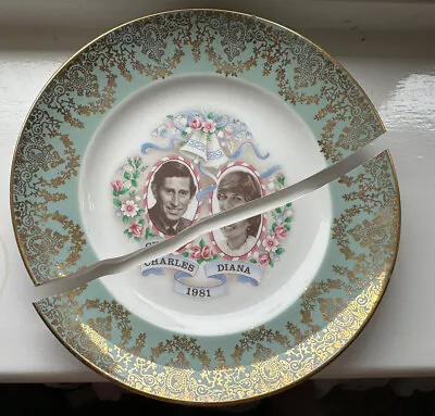 Buy Liverpool Rd Pottery Charles & Diana  1981 Commemorative China Plate - Broken • 1.99£